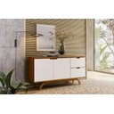 Ver imagem 1 de Balcão Buffet Vicenza 100% Mdf Ype/off White
