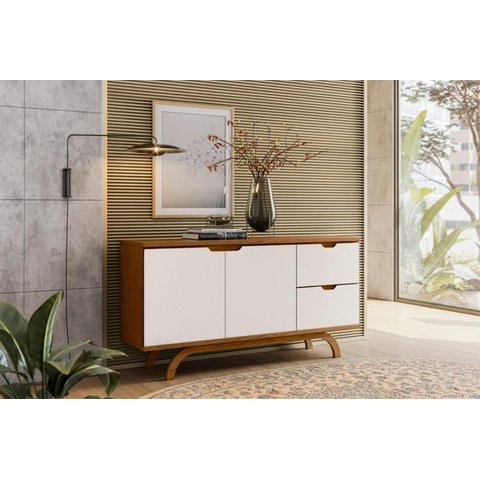 Balcão Buffet Vicenza 100% Mdf Ype/off White