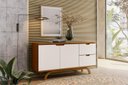 Ver imagem 1 de Balcão Buffet Vicenza 100% Mdf Ype/off White