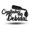 Aplique Decorativo Cantinho Da Bebida Barzinho Cachaça Mdf - 1