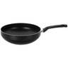 Panela Wok Indução Antiaderente de Alumínio 28cm Preta - 5