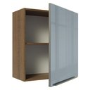 Ver imagem 6 de Armário Aéreo Madesa Lux 60 cm 1 Porta Rustic/Cinza