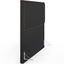 Ver imagem 7 de Cabeceira Box Casal King Com Tachas 195 cm Vicenza L02 Suede Preto - Lyam Decor