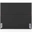 Ver imagem 6 de Cabeceira Box Casal King Com Tachas 195 cm Vicenza L02 Suede Preto - Lyam Decor
