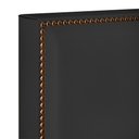 Ver mais imagens de Cabeceira Box Casal King Com Tachas 195 cm Vicenza L02 Suede Preto - Lyam Decor