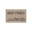 Ver imagem 1 de Capacho Sisal Eco-nature Bem Vindo Cane 87 Bege-marrom 0,40x0,60m