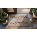 Ver imagem 2 de Capacho Sisal Eco-nature Bem Vindo Cane 87 Bege-marrom 0,40x0,60m