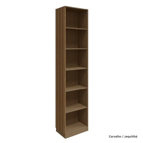 Módulo Cantoneira Lateral 234cm Altura Rimo Setiba - Carvalho/jequitibá
