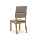 Ver imagem 2 de Kit 2 Cadeiras de Jantar Eliana MDF Linho Marrom Amêndoa D'Rossi