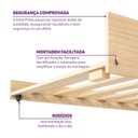 Ver imagem 3 de Cama Auxiliar Infantil em Madeira Maciça Prime Casatema MadeiraOriginals Marrom