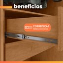 Ver imagem 4 de Guarda Roupas Casal 6 Portas 5 Gavetas Avila
