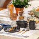 Ver imagem 3 de Pote de Vidro com Tampa de Madeira Acácia 18 Cm