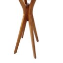 Ver imagem 4 de Mesa Bistrô Helena Diam 70 Cm Castanho Mogno