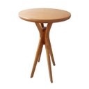 Ver imagem 2 de Mesa Bistrô Helena Diam 70 Cm Castanho Mogno