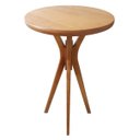 Ver imagem 1 de Mesa Bistrô Helena Diam 70 Cm Castanho Mogno