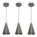 Ver imagem 1 de Lustre Pendente Balcão Cozinha Alumínio 03 Un