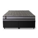 Ver imagem 4 de Conjunto Box Baú Super King Miami Preto 193x203x69 Espuma D33