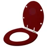 Assento Sanitário Convencional / Oval Bordô para todas as Marcas - 2