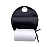 Porta Papel Toalha Suporte Parede para Cozinha Impermeável Preto - 3