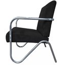 Ver imagem 5 de Kit Com 2 Poltronas Decorativa Sabrina Cromada Preto