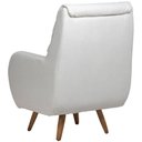 Ver imagem 7 de Poltrona de Amamentação Fixa Pés Manu Sky D02 Linho Branco C-419 - Lyam Decor
