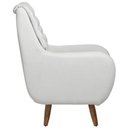 Ver imagem 6 de Poltrona de Amamentação Fixa Pés Manu Sky D02 Linho Branco C-419 - Lyam Decor