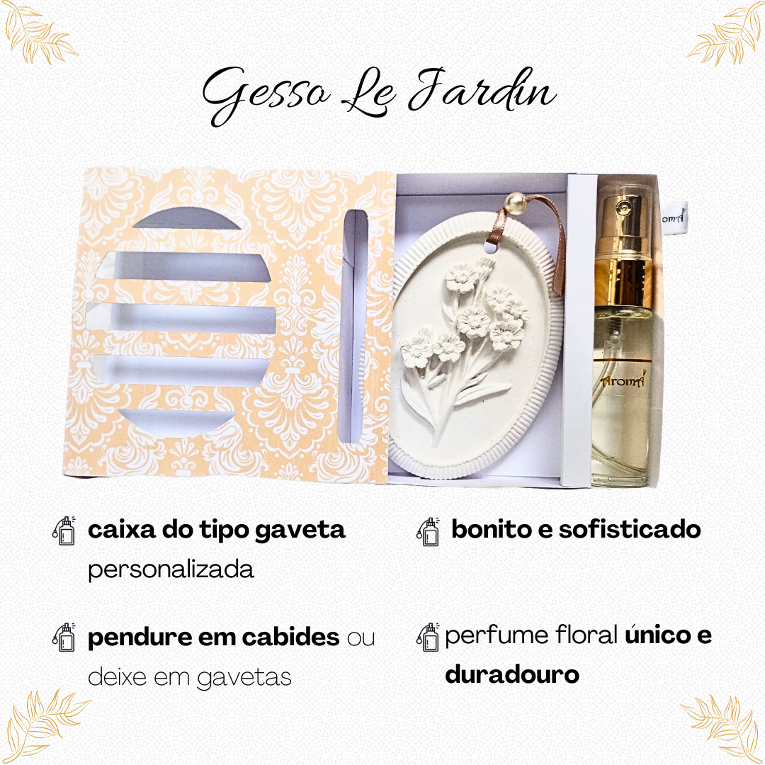 Gesso Perfumado Le Jardin C/ Aromatizador Aromá - 6