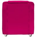 Ver imagem 3 de Kit 2 Poltronas Decorativa Para Sala Manicure Recepção Mila Corino Pink Pés de Plástico Cromado
