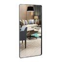 Ver imagem 2 de ESPELHO LUXO RETANGULAR RETRÔ CORPO INTEIRO 150X60CM BANHEIRO SALA QUARTO HALL MOLDURA PRETO