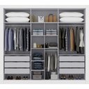 Ver imagem 2 de Guarda-roupa 6 Portas 6 Gavetas Mdp Cannes Maxel