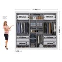 Ver imagem 5 de Guarda-roupa 6 Portas 6 Gavetas Mdp Cannes Maxel