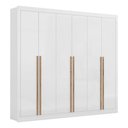 Ver imagem 1 de Guarda-roupa 6 Portas 6 Gavetas Mdp Cannes Maxel