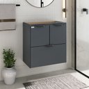 Ver imagem 4 de Conjunto para Banheiro Luiza Suspenso 58cm - Fabribam Gabinetes