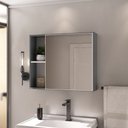 Ver imagem 5 de Conjunto para Banheiro Luiza Suspenso 58cm - Fabribam Gabinetes