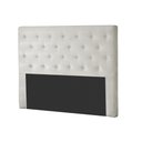 Ver imagem 1 de Cabeceira Cama Box Estofada Casal Hampton Suede Bege Claro - Probel