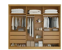 Ver imagem 2 de Guarda Roupa Master Ripado 2.40 , 100% MDF Bianchi Móveis Nature
