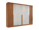 Ver imagem 1 de Guarda Roupa Master Ripado 2.40 , 100% MDF Bianchi Móveis Nature