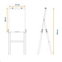 Ver imagem 6 de Flip Chart Soft Dobrável 57x88cm Quadro Branco e Porta Bloco