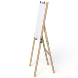 Flip Chart Soft Dobrável 57x88cm Quadro Branco e Porta Bloco - 5
