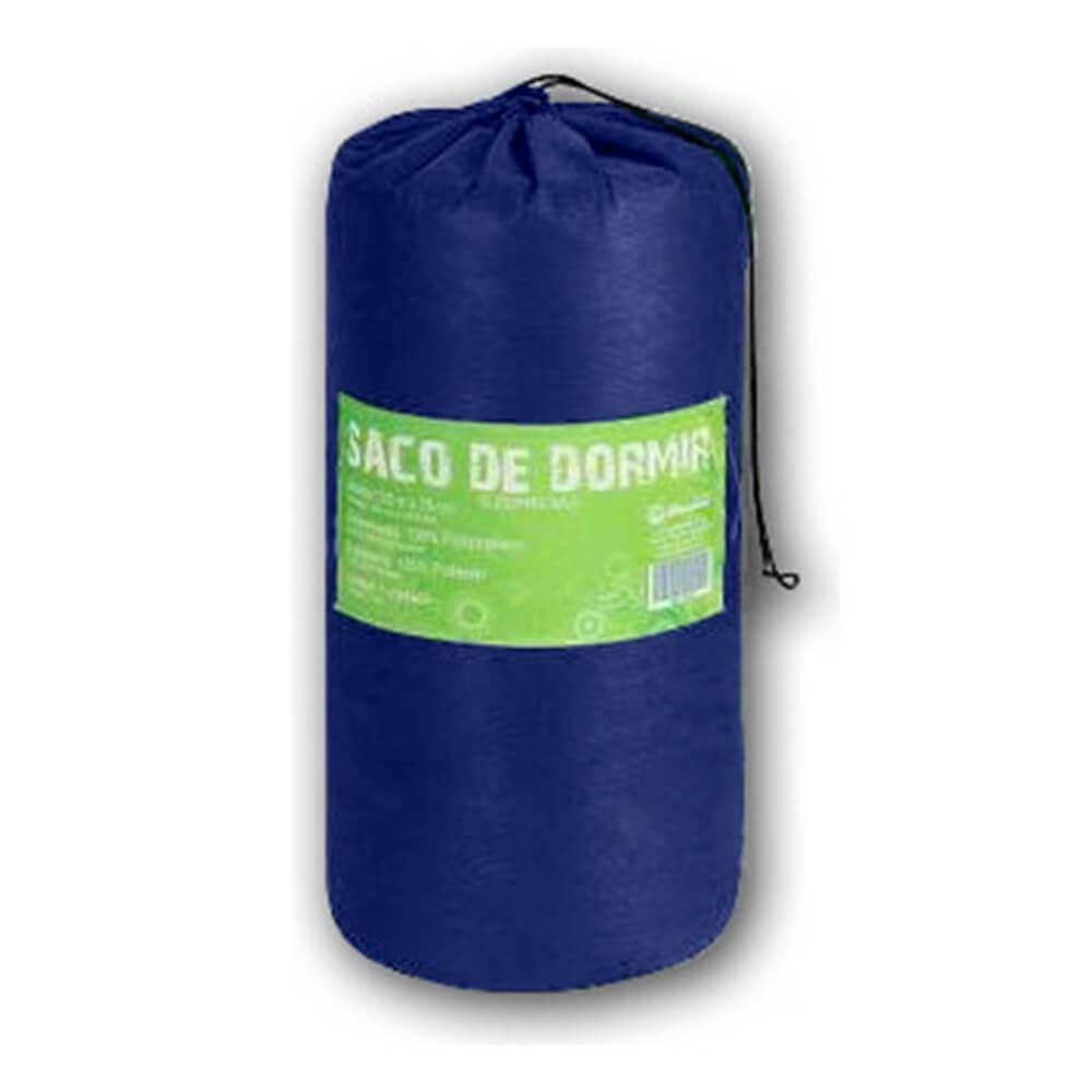 Kit 2 Sacos de Dormir FA Colchões Colchonete Acampamento Camping Solteiro 192x75cm Azul/Verde 8161 - 3