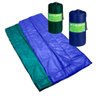 Kit 2 Sacos de Dormir FA Colchões Colchonete Acampamento Camping Solteiro 192x75cm Azul/Verde 8161 - 1