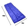 Kit 2 Sacos de Dormir FA Colchões Colchonete Acampamento Camping Solteiro 192x75cm Azul/Verde 8161 - 2