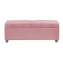 Ver imagem 4 de Recamier Bau Paris 1,60m Corino Rosa Bebe - Clique Decorações