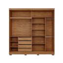 Ver imagem 2 de Guarda-roupa Casal Portas de Correr com Espelho Charme 230cm