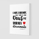 Ver imagem 1 de Placa Decorativa Fé e Religião - Eclesiastes 3:4 - 30x45cm