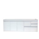 Ver imagem 3 de Gabinete em Mdf15mm Ideal para Pia de 2m Branco Fosco