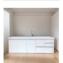 Gabinete em Mdf15mm Ideal para Pia de 2m Branco Fosco - 1