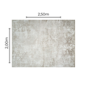 Ver imagem 6 de Tapete Sala Quarto 2,50x2,00m Talia 451 Bege - Coleção Pemogo