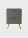Ver imagem 1 de Gabinete para Banheiro 60cm Retro Mdf Verde Milano - On Móveis