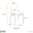Ver mais imagens de Kit 2 Cadeiras Miami PP - Fratini